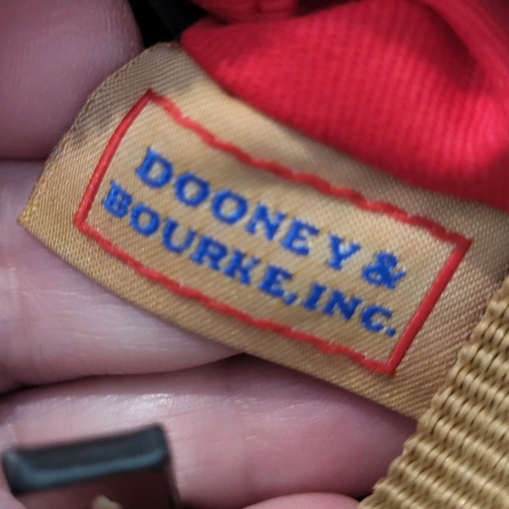 Dooney & Bourke Pebble Grain Ginger Crossbody Shoulder Bag Red Interior - Picture 7 of 10